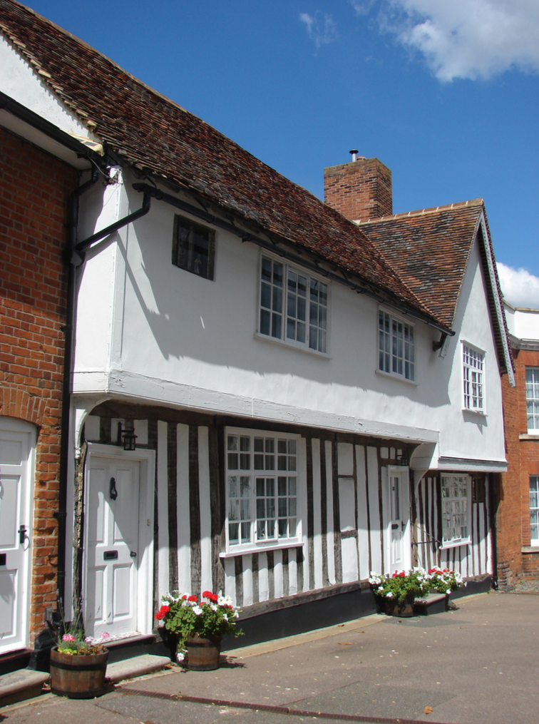 Дом де. Лавенхем Англия. Саффолк Англия. Графство Саффолк Англия. Lavenham деревня.